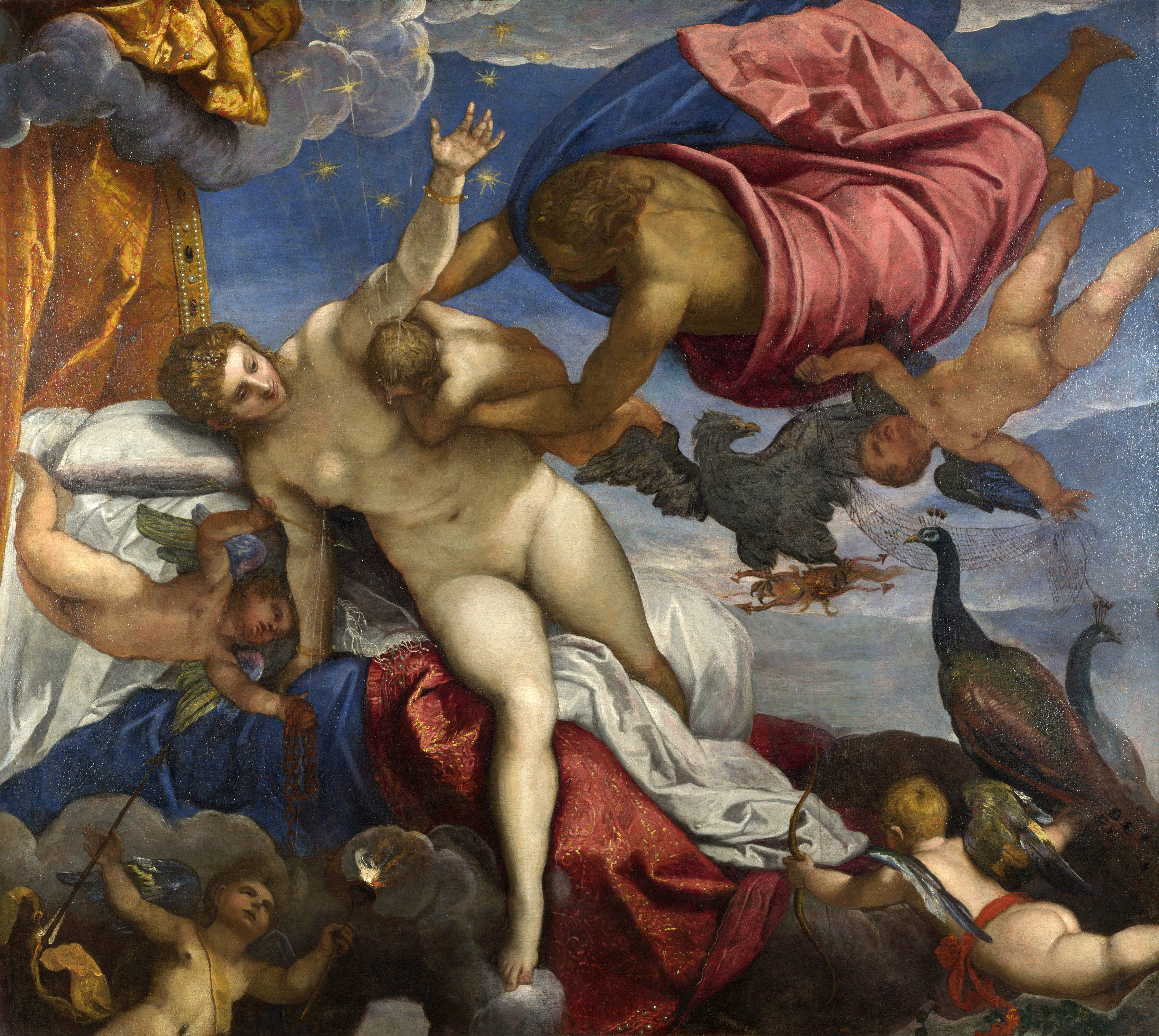 ティントレット 「天の川の起源」 （1575-1580）