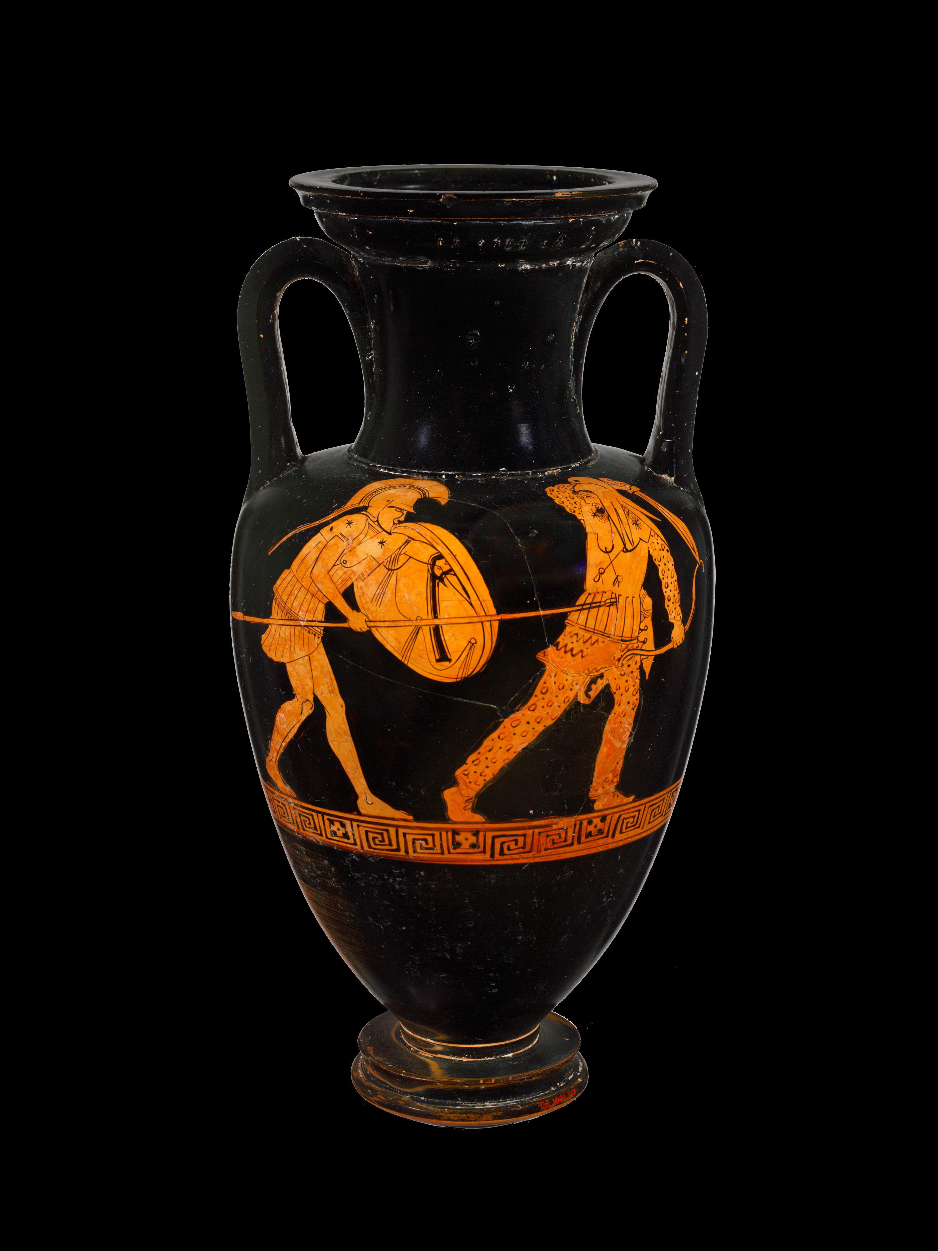 Terracotta Nolan amphora (jar) ca. 480–470 B.C.