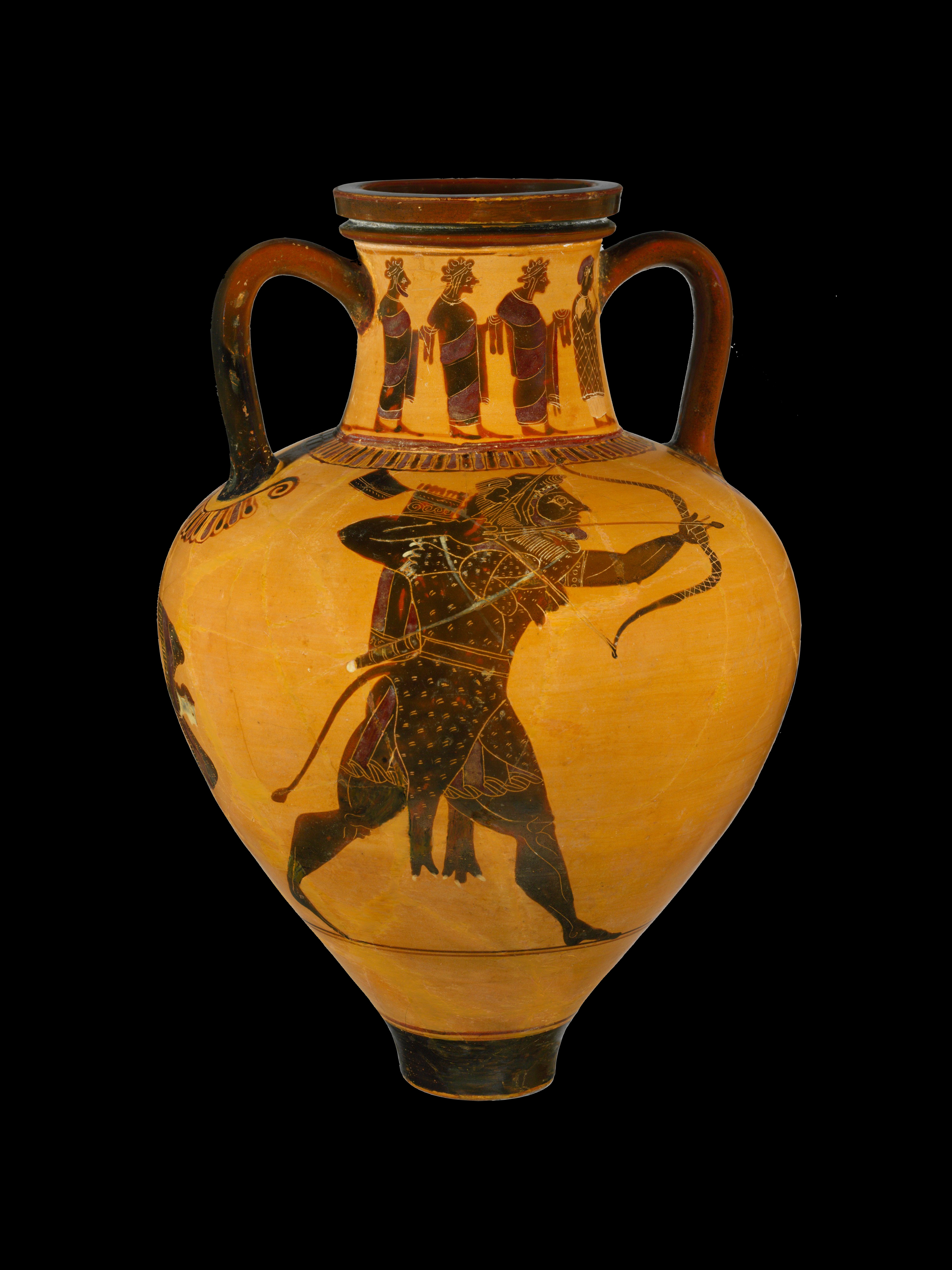 Terracotta Neck Amphora (jar) c.530 BC